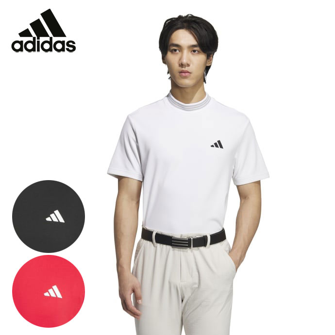 メンズ アディダス ゴルフウェア 半袖シャツ スリーストライプスモック