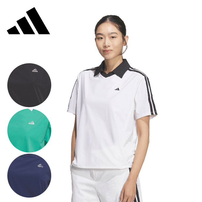 adidas レディース ゴルフウェア ノースリーブキッパーシャツ
