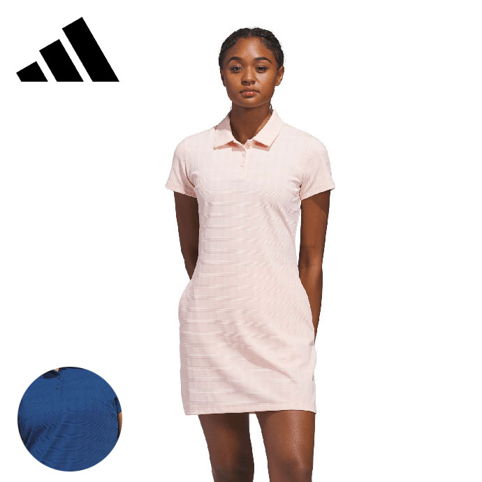 ゴルフウェア アディダス プレードパターン 半袖ワンピース RO878 春