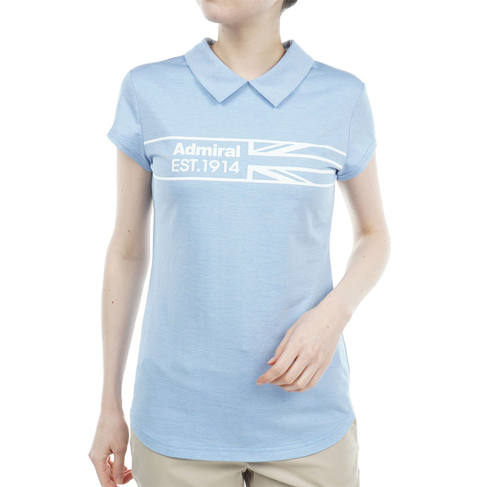 アドミラル バックファスナーハーフUJプリントシャツ ADLA328