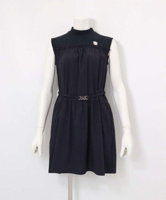 アルチビオ ゴルフウェア ワンピース レイヤード風ギャザーワンピース