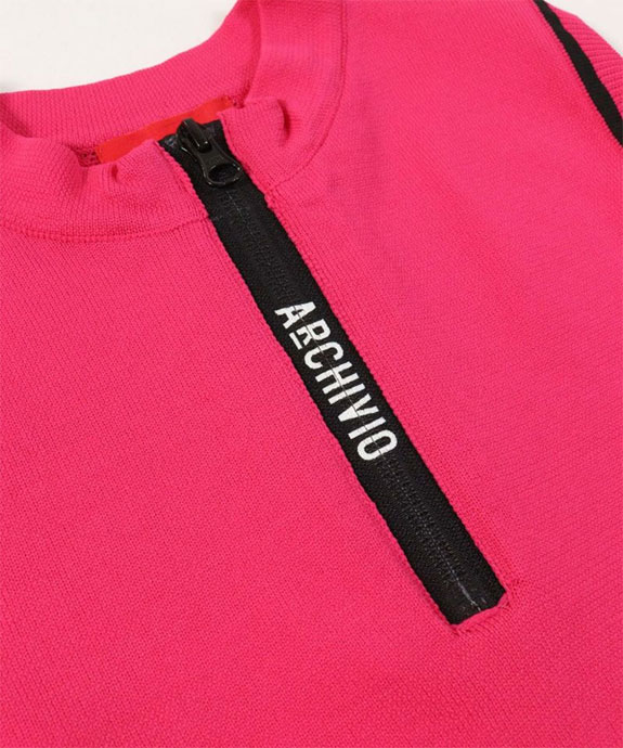 アルチビオ ゴルフウェア ワンピース ポイントラインノースリ