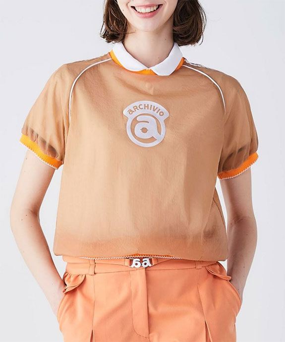 アルチビオ ゴルフウェア 半袖シャツ シアー半袖プルオーバー A459301