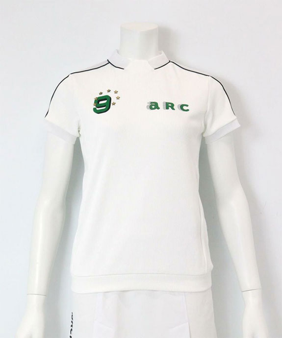 アルチビオ ゴルフウェア 半袖シャツ リブジャージープル