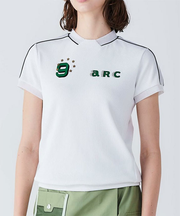 アルチビオ ゴルフウェア 半袖シャツ リブジャージープル