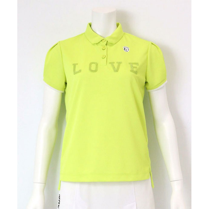 レディース アルチビオ ゴルフウェア 半袖シャツ LOVE刺繍ポロシャツ