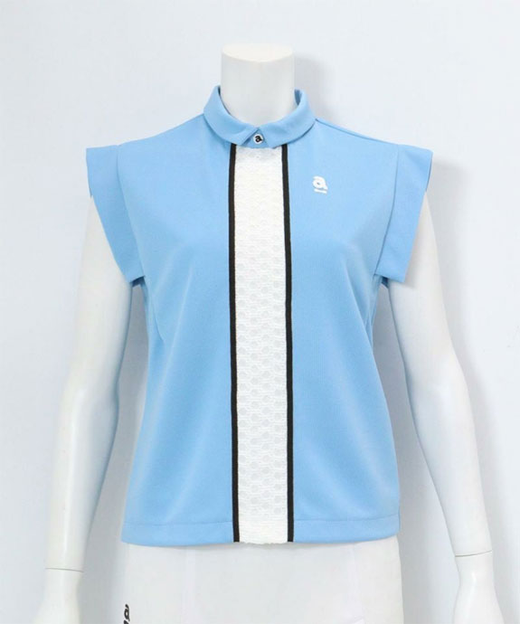 アルチビオ ゴルフウェア 半袖シャツ レースラインノースリプル