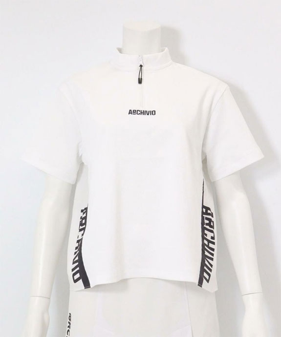 アルチビオ ゴルフウェア 半袖シャツ バックギャザーUV速乾プル