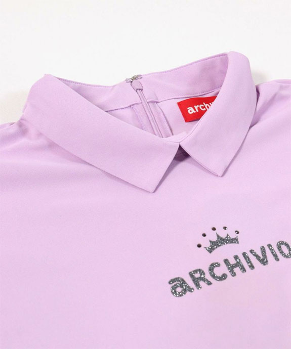 【タグ付き未使用品】アルチビオ　ゴルフウェア　ロゴ入り　半袖プルオーバー タグ付き未使用品】アルチビオ ゴルフウェア ロゴ入り 半袖プル