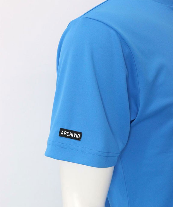 メンズ アルチビオ ゴルフウェア 半袖シャツ UVカット遮熱ハイネック