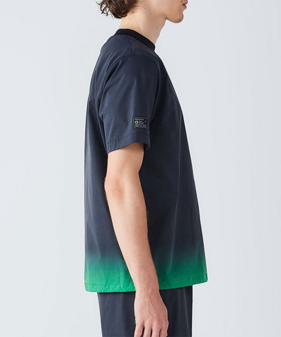 メンズ アルチビオ ゴルフウェア 半袖シャツ グラデーションプル