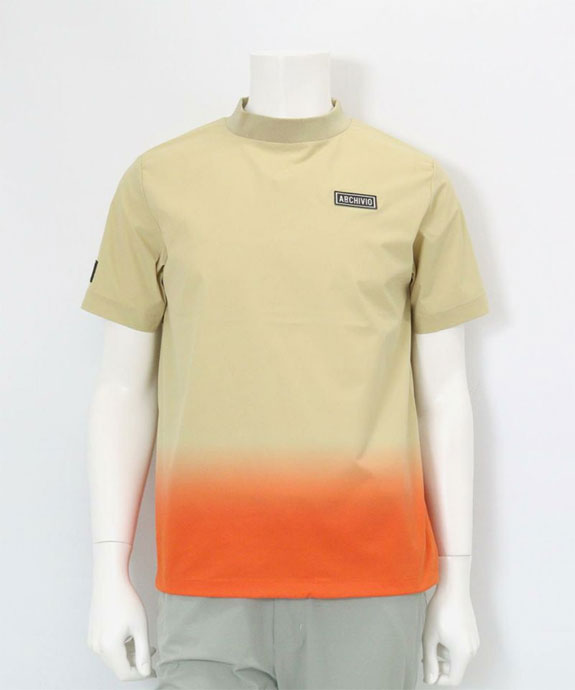 メンズ アルチビオ ゴルフウェア 半袖シャツ グラデーションプル