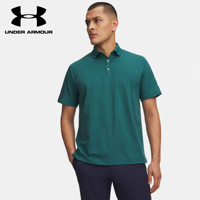 メンズ アンダーアーマー UA ARMOURDRY PRINTED RIB POLO 6009655 男性