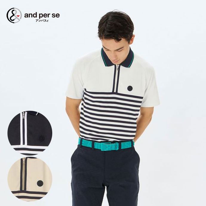 and per se 半袖 and per se Tシャツ メンズ 半袖 吸汗 速乾 アンパスィ 吸水