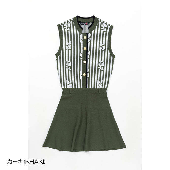 レディース SY32 ゴルフウェア ワンピース SUMMER KNIT ONE