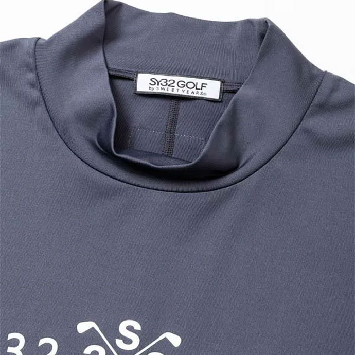 メンズ SY32 ゴルフウェア 半袖シャツ G-002 HIGH STRETCH MOCK SYG