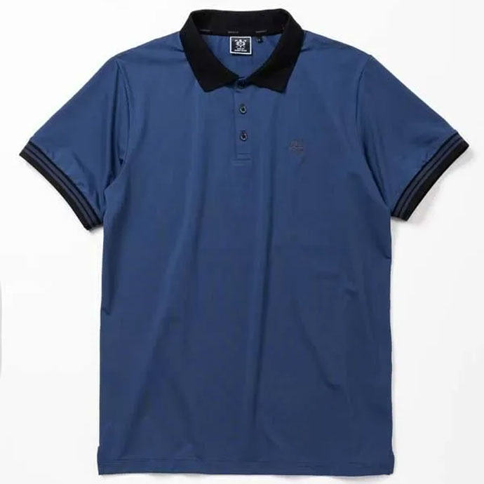 メンズ SY32 ゴルフウェア 半袖シャツ SYG PIQUE SHADOW POLO