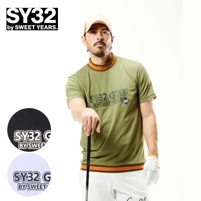 メンズ SY32 ゴルフウェア 半袖シャツ LIGHT STRETCH WAPPEN
