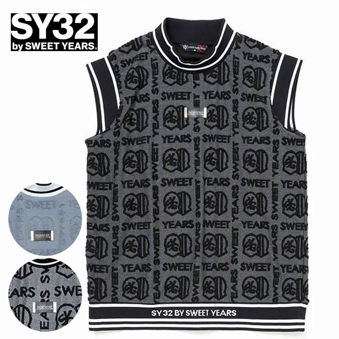 SY32 ゴルフウェア 半袖シャツ ORIGINAL BOX PILE JQ MOCK SYG