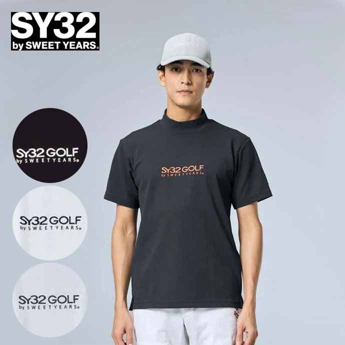 メンズウェア SY32 DIMPLE MESH ZIP UP MOCK 新品☆【SY32 GOLF】 DIMPLE MESH ZIP UP MOCK 【公式通販】