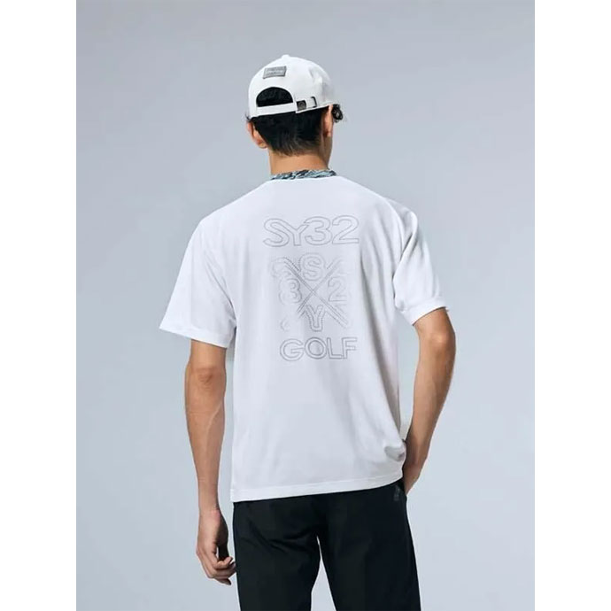 メンズ SY32 GRAPHIC POINT MOCK 26S135 男性用 春 夏 26SS | つるや