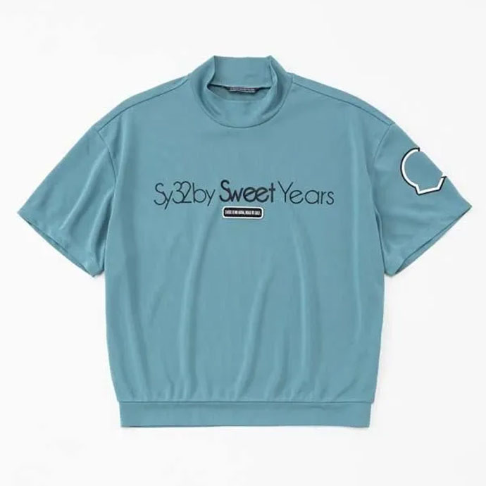 SY32 パイルTシャツ Mサイズ 水色 レディース SY32 H/S MOCK SHIRTS 26S806 女性用 春 夏 26SS | つるや