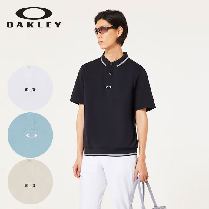 メンズ オークリー ゴルフウェア 半袖シャツ O-SYNC PACK ABSTRACT HEM
