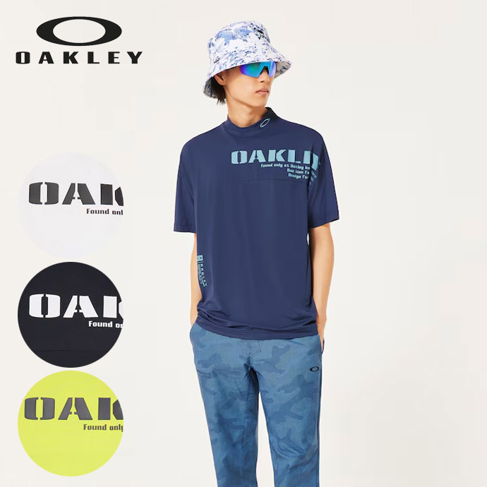 メンズ オークリー ゴルフウェア 半袖シャツ OAKLEY TECH COLD SQUARE