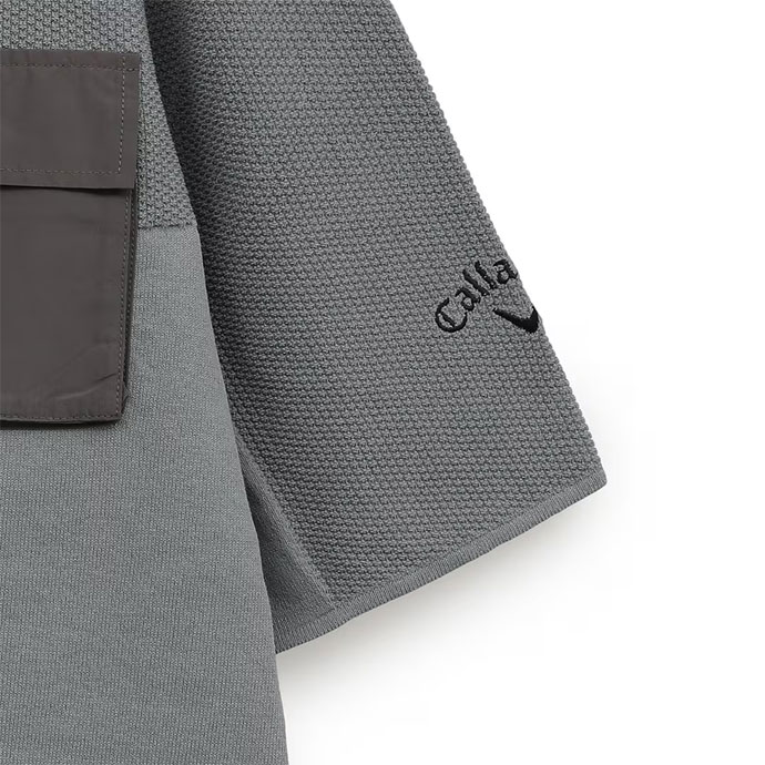 メンズ キャロウェイ ゴルフウェア 半袖シャツ 半袖ニットモックネック