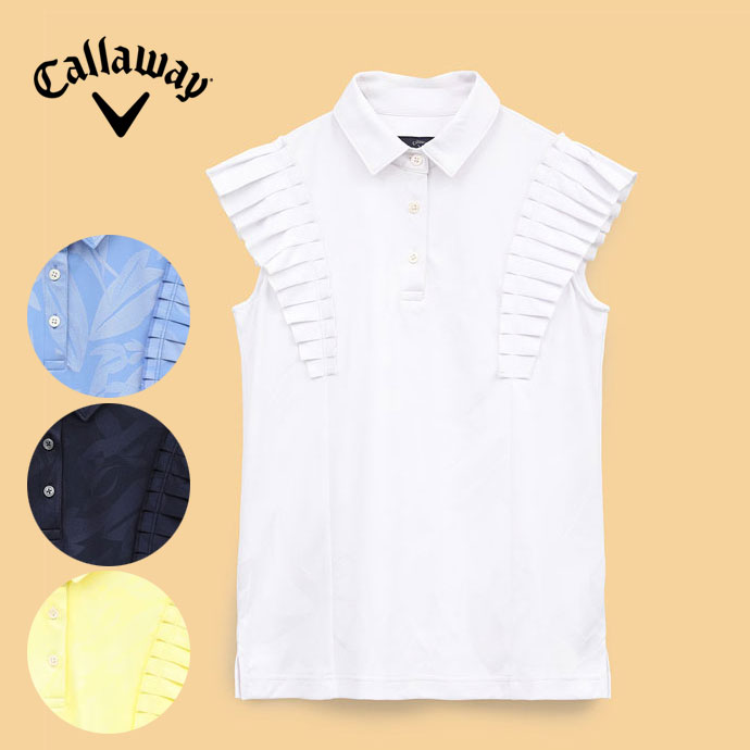 キャロウェイ ゴルフウェア 半袖シャツ ノースリーブシャツ C25134210