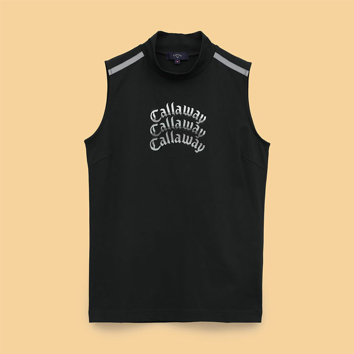 レディース キャロウェイ ゴルフウェア 半袖シャツ モックネック