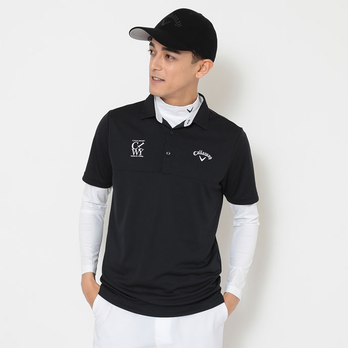 メンズ キャロウェイ ゴルフウェア 長袖シャツ セットシャツ（インナー