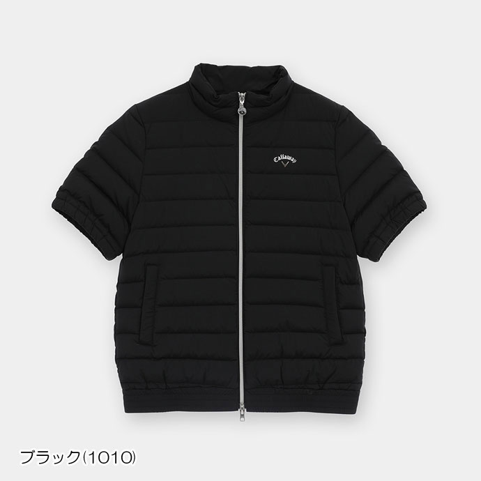 レディース キャロウェイ ゴルフウェア アウター 半袖フルジップダウン