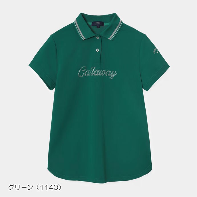 レディース キャロウェイ ポリエステルカノコ半袖ポロシャツ C26134200