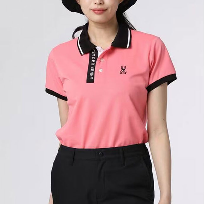 サイコバニー ゴルフウェア 半袖シャツ ドライミックスポロシャツ
