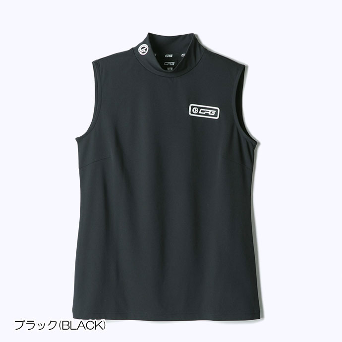 レディース CPG ゴルフウェア ノースリーブ モックネック 110923105