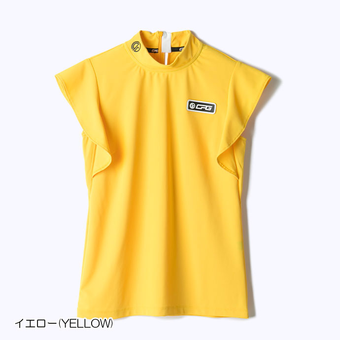 レディース CPG ゴルフウェア 半袖シャツ シルエットフリルシャツ