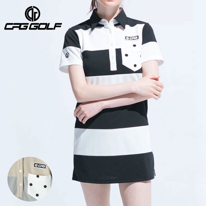 Ribbed polo dress（リブポロワンピース） – CPG GOLF