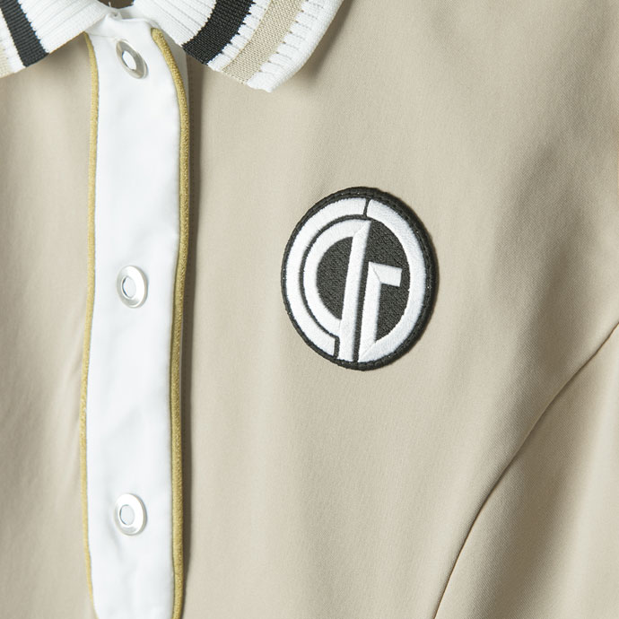 CPG ポロワンピース 黒/白 CPG ポロワンピース 黒/白 CPG ポロワンピース 黒/白 CPG GOLF