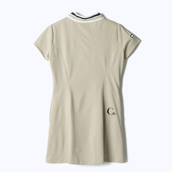レディース CPG ゴルフウェア ワンピース リブポロワンピース