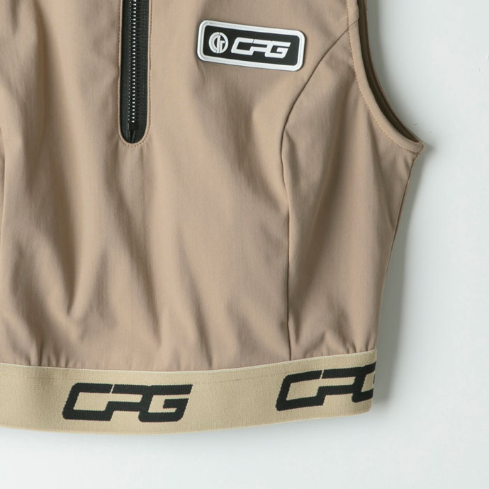 レディース CPG ゴルフウェア 半袖シャツ ハイネッククロップド