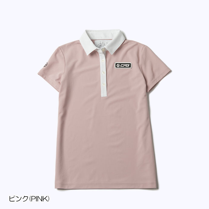 cpgゴルフ　ポロシャツ　女性用 CPG GOLF レディース ゴルフ 半袖 ポロシャツ ポロ UV加工