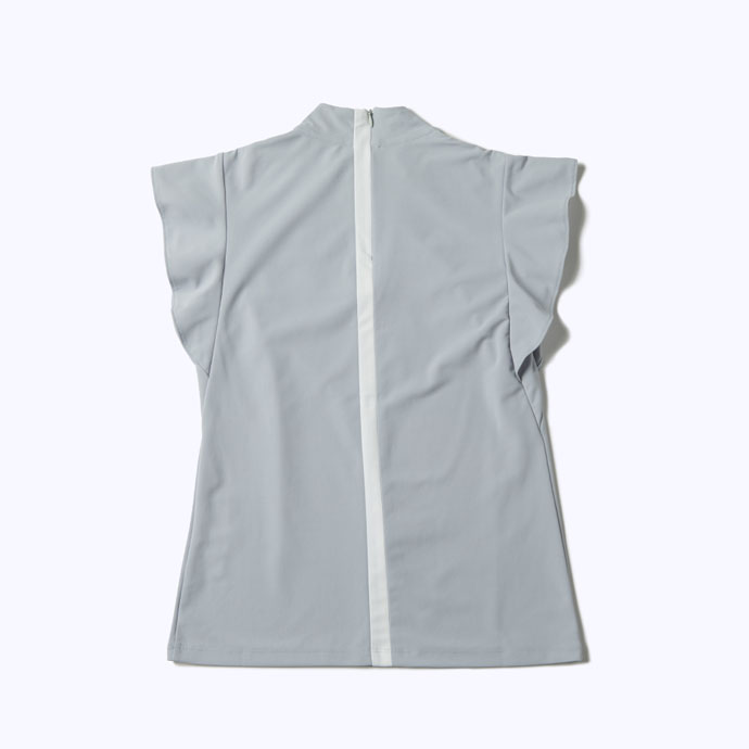 レディース CPG ゴルフウェア 半袖シャツ シルエットフリルシャツ