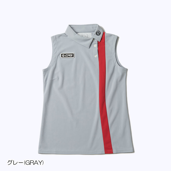 レディース CPG ゴルフウェア ノースリーブ バイカラーノースリーブ