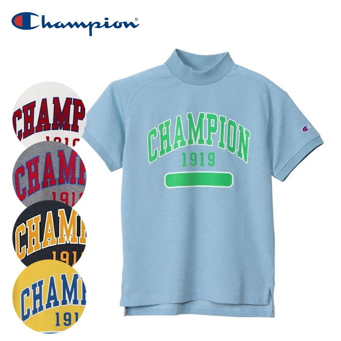 レディース チャンピオン ゴルフウェア 半袖シャツ S/S MOCK NECK