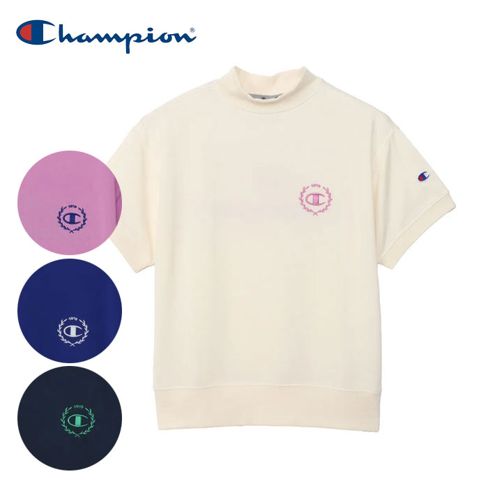 レディース チャンピオン ゴルフウェア 半袖シャツ MOCK NECK