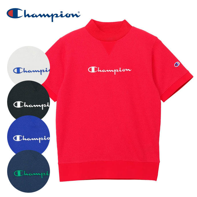 レディース チャンピオン ゴルフウェア 半袖シャツ MOCK NECK