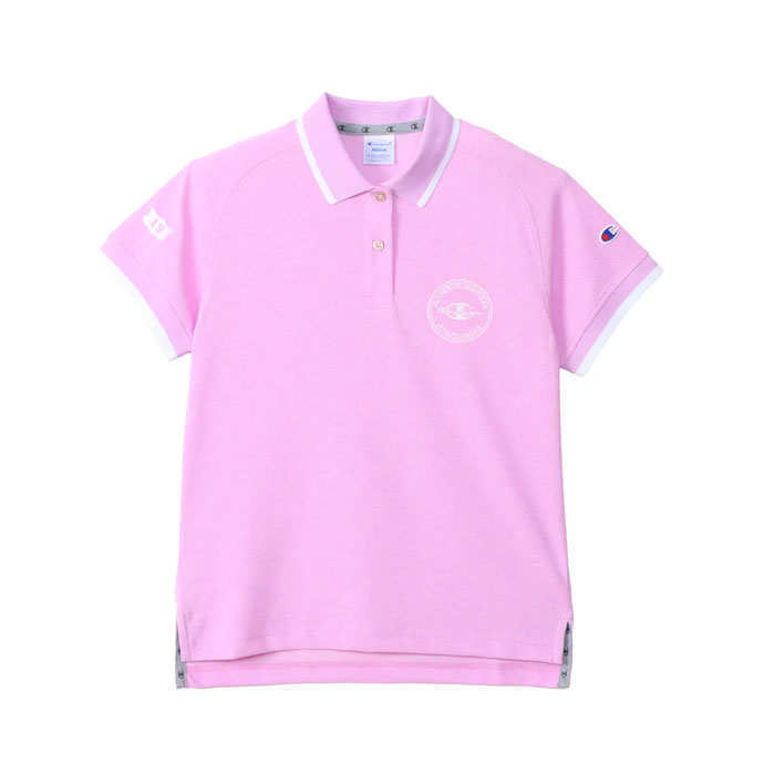 新品　チャンピオン　ゴルフ　ポロシャツ　レディース　グレー　ピンク チャンピオン ゴルフウェア 半袖シャツ POLO SHIRT CWBG303 レディース