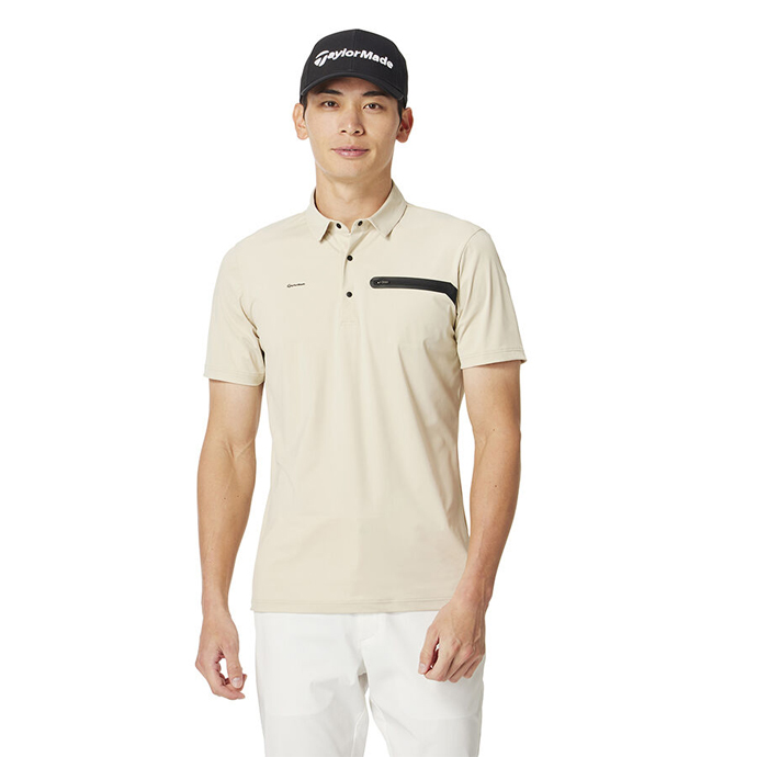 メンズ テーラーメイド ゴルフウェア 半袖シャツ ラインドS/Sポロ