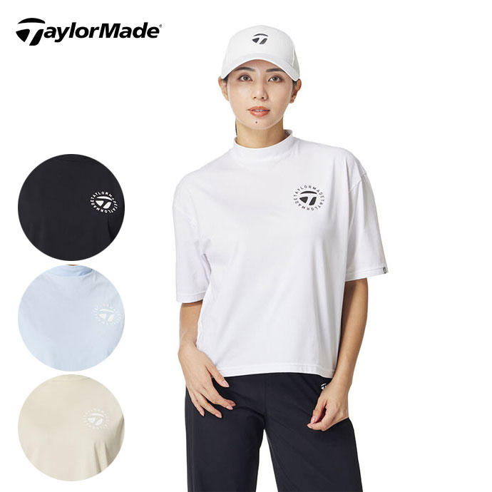 テーラーメイド ゴルフウェア モックネックシャツ Oサイズ ベージュ